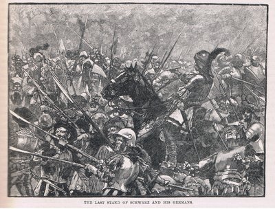 The Last Stand of Schwarz and his Germans by Henry Marriott Paget